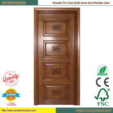 Porta de madeira quarto Sapele madeira porta porta de madeira simples